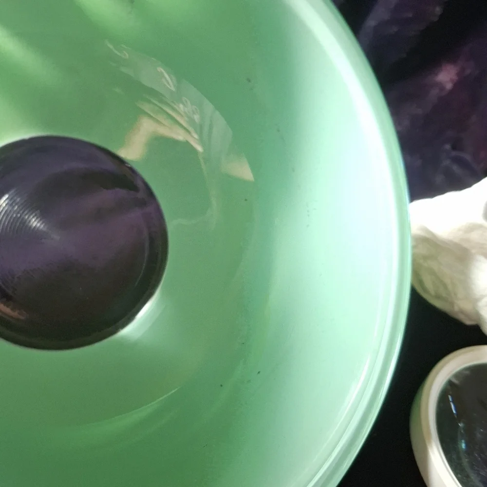 PYREX MIXING BOWL MINT GREEN CLEAR BOTTOM 2.5